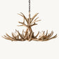 NATURAL ANTLER CHANDELIER 36"