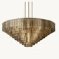 SIRENE SMOKE GLASS ROUND CHANDELIER 65"
