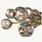 BOULE DE CRISTAL SMOKE GLASS ROUND CHANDELIER 60"