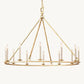 19TH C. ENGLISH OPENWORK ROUND CHANDELIER 50"