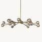 BOULE DE CRISTAL SMOKE GLASS ROUND CHANDELIER 60"