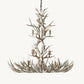 NATURAL ANTLER CHANDELIER 48"