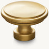 Lugarno Knob in Laquered Burnished Brass