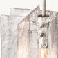 LATTICE CLEAR GLASS PENDANT