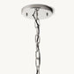 HARLOW CALCITE ROUND CHANDELIER 43"