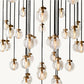 PEARL ROUND CHANDELIER 48"