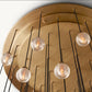PEARL ROUND CHANDELIER 60"