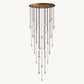 PEARL ROUND CHANDELIER 60"