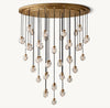 PEARL ROUND CHANDELIER 60"
