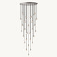 PEARL ROUND CHANDELIER 60"