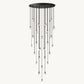 PEARL ROUND CHANDELIER 60"