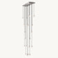 PEARL RECTANGULAR CHANDELIER 54"