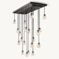 PEARL RECTANGULAR CHANDELIER 54"