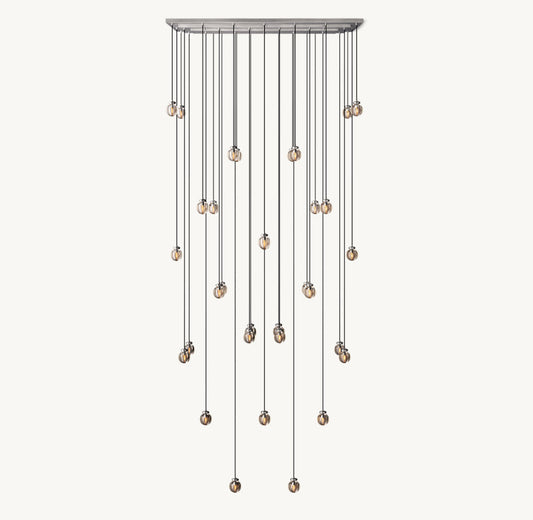 PEARL RECTANGULAR CHANDELIER 72"