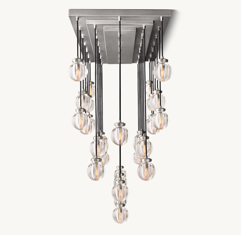 PEARL RECTANGULAR CHANDELIER 72"