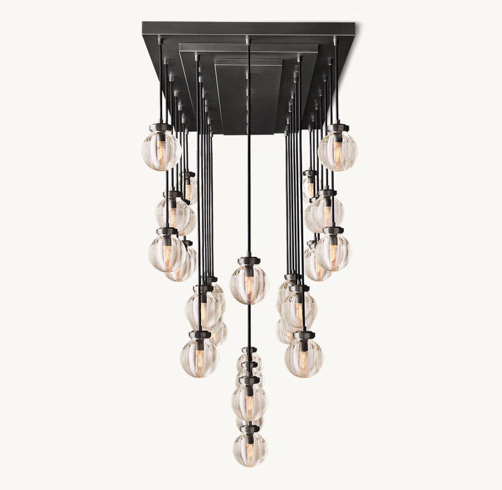 PEARL RECTANGULAR CHANDELIER 72"