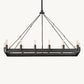 CAMINO VINTAGE FILAMENT RECTANGULAR CHANDELIER 41"