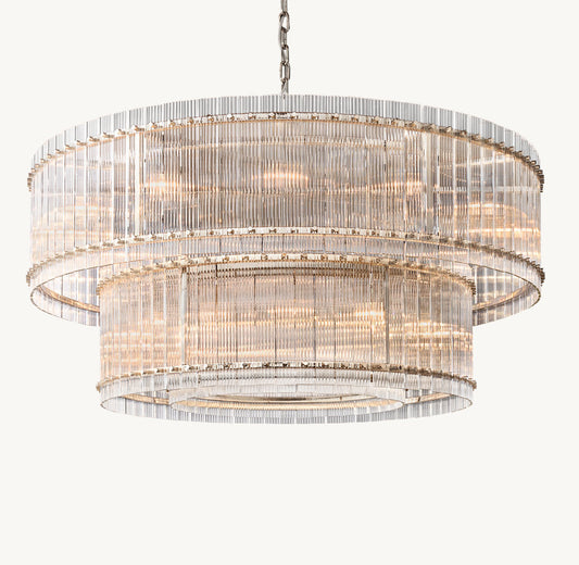 SAN MARCO TWO-TIER ROUND CHANDELIER 60"