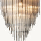 CASCADA SQUARE CHANDELIER 30"