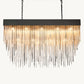 CASCADA RECTANGULAR CHANDELIER 54"