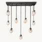 PEARL RECTANGULAR CHANDELIER 36"