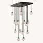 PEARL RECTANGULAR CHANDELIER 36"