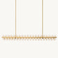 ARCACHON LED RECTANGULAR CHANDELIER 72"