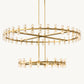 ARCACHON LED ROUND TWO-TIER CHANDELIER 60"