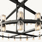 ARCACHON LED ROUND TWO-TIER CHANDELIER 60"