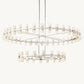 ARCACHON LED ROUND TWO-TIER CHANDELIER 60"