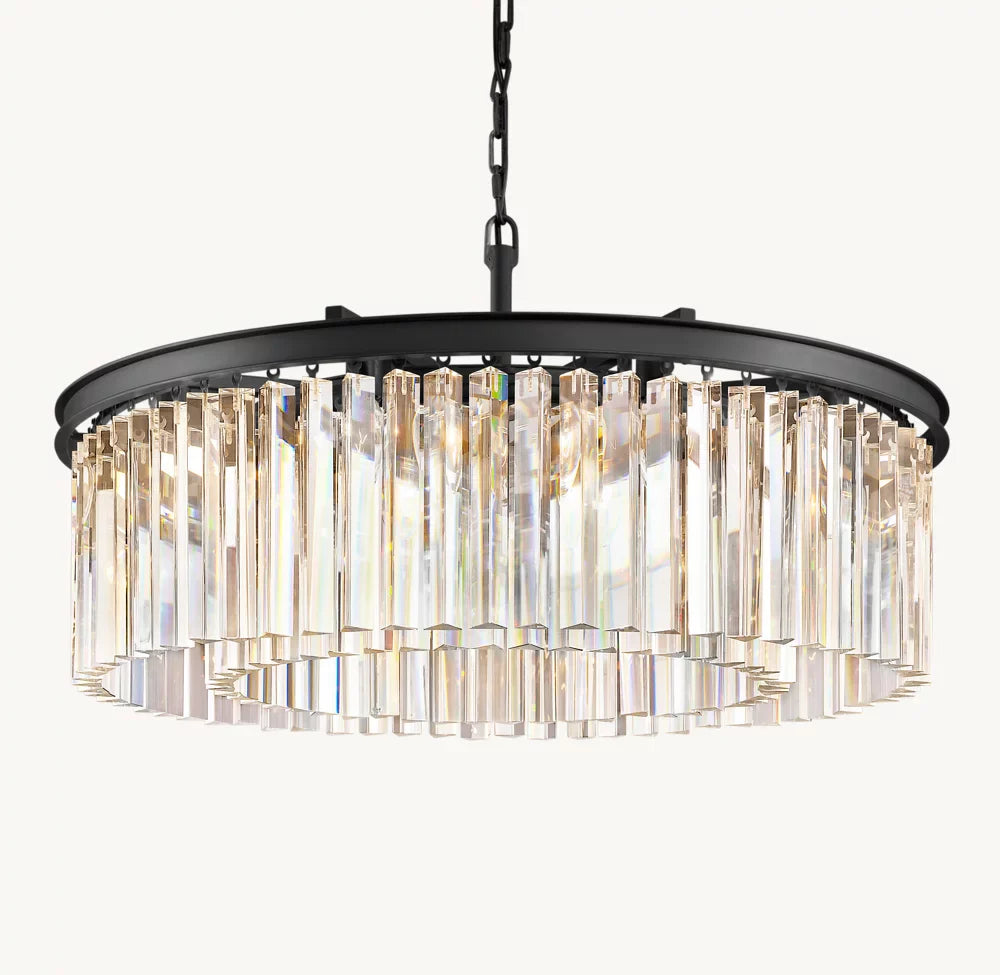 RHYS ROUND CHANDELIER 32"