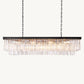 1920S ODEON RECTANGULAR CHANDELIER 59"