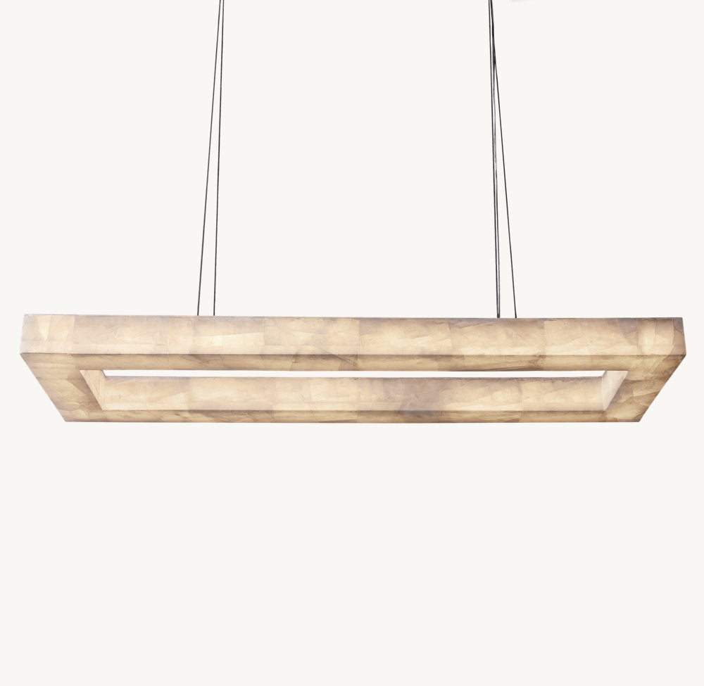 RIVAGE RECTANGULAR CHANDELIER 54"