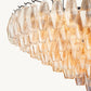 CHIARA CLEAR GLASS TIERED ROUND CHANDELIER 37"