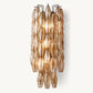 CHIARA SMOKE GLASS GRAND SCONCE