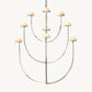 PEDRA ROUND CHANDELIER 40"