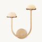 PEDRA DOUBLE SCONCE - LEFT