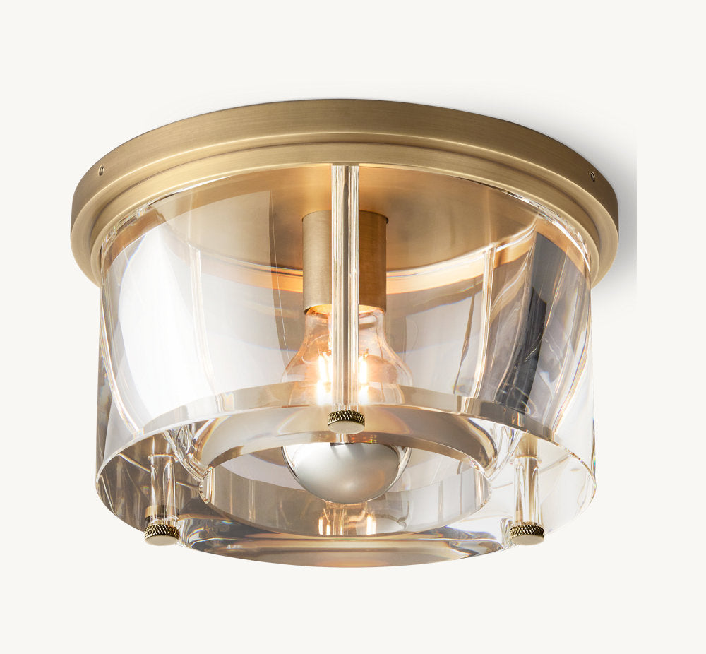 SAVILE ROUND FLUSHMOUNT