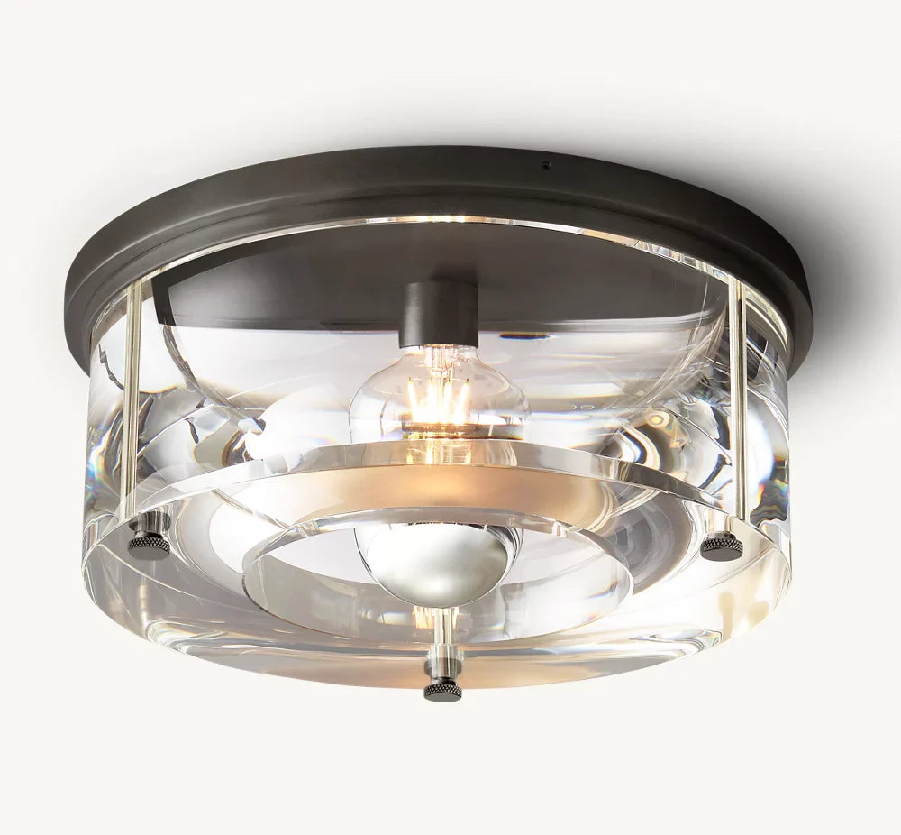 SAVILE ROUND FLUSHMOUNT