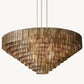 SIRENE SMOKE GLASS ROUND CHANDELIER 65"