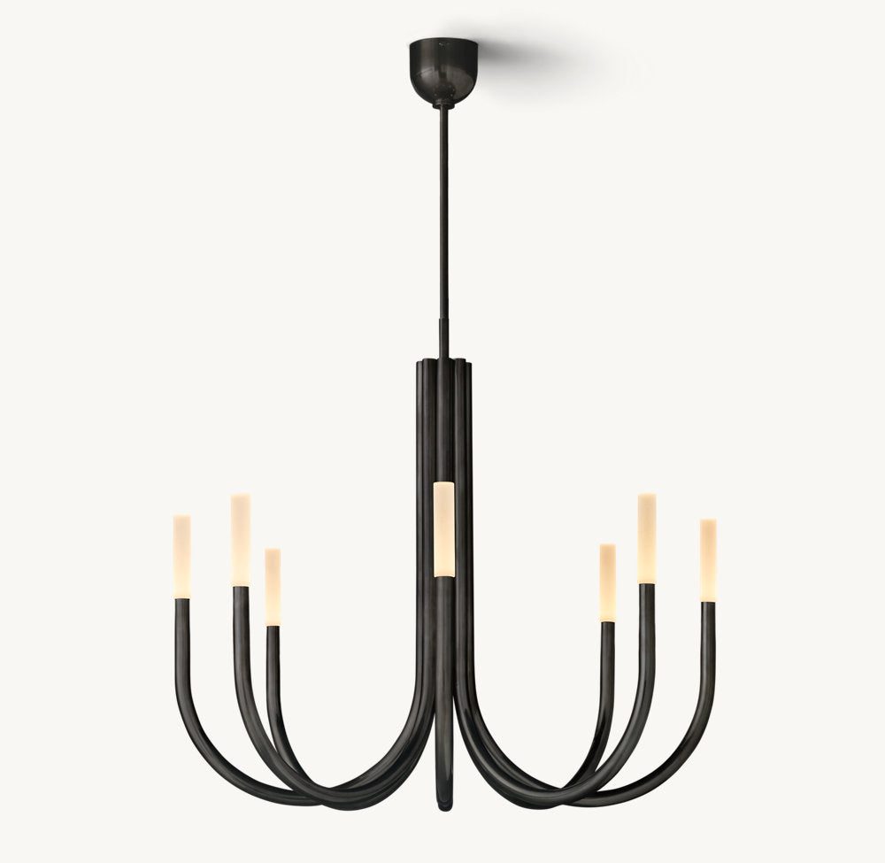 ROUSSEAU ROUND CHANDELIER 38"