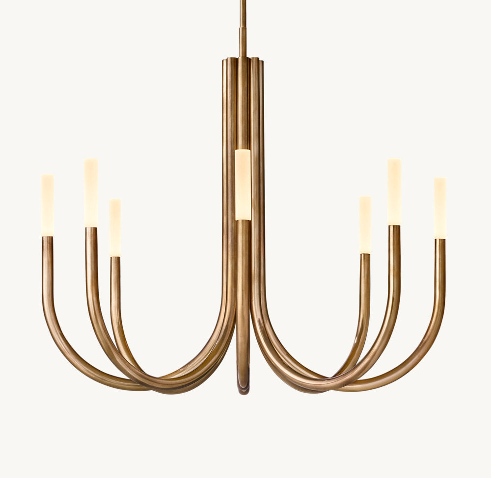 ROUSSEAU ROUND CHANDELIER 38"