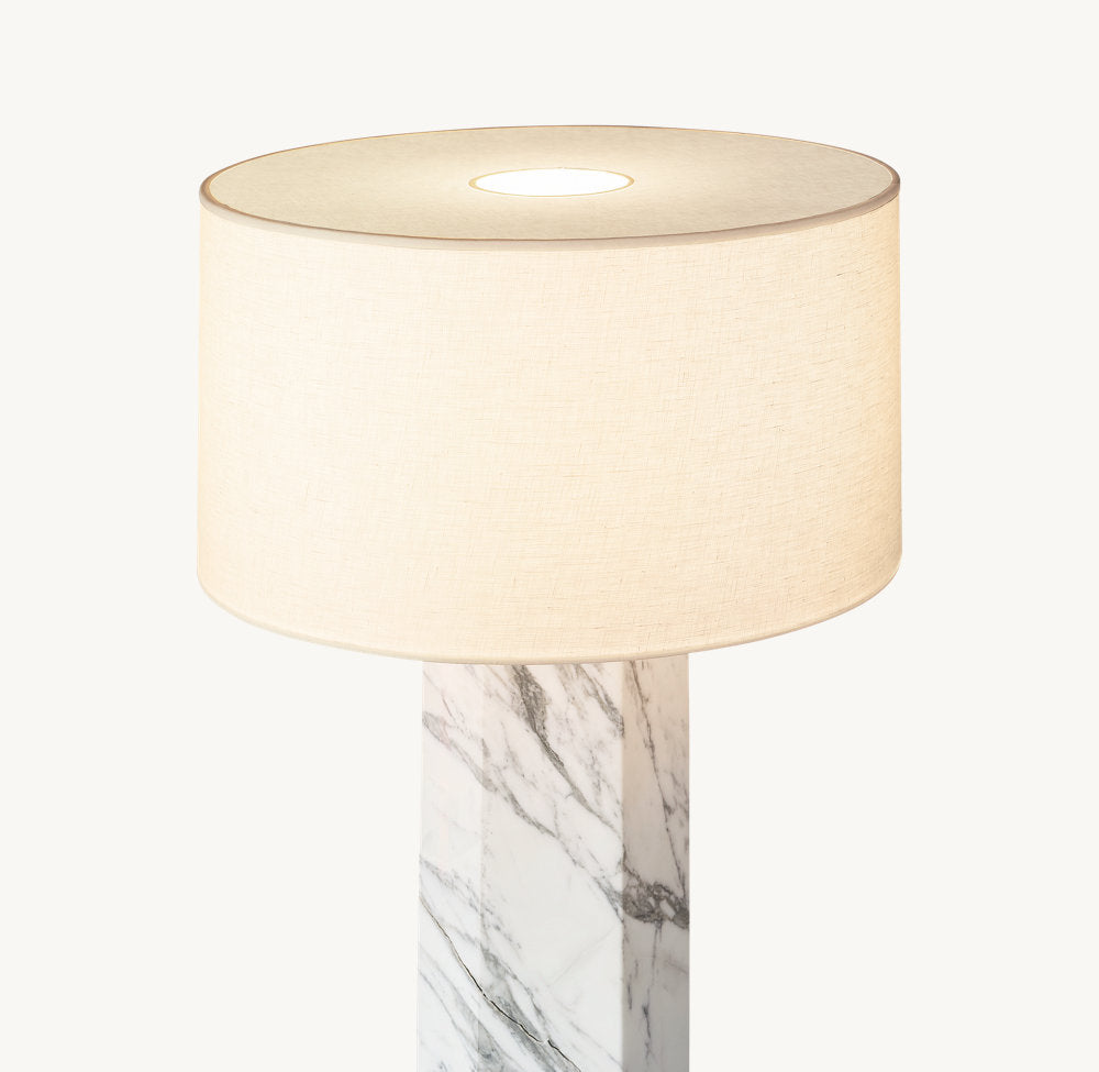 SAREZZO STONE HEXAGONAL TABLE LAMP