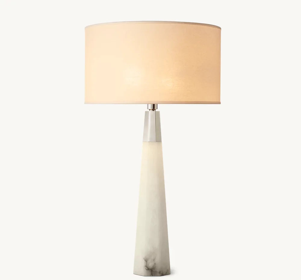 HARLAN ALABASTER TABLE LAMP