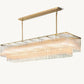 AMADEO RECTANGULAR CHANDELIER 72"