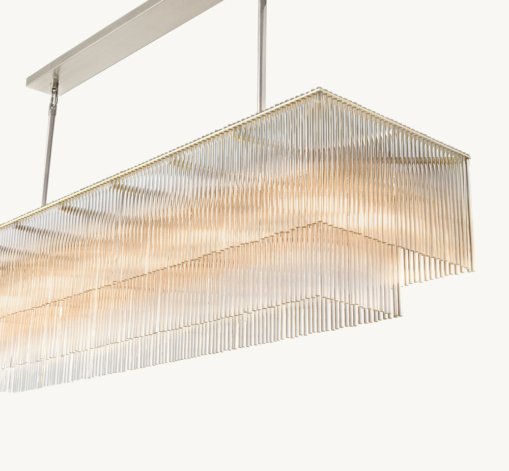 AMADEO RECTANGULAR CHANDELIER 72"