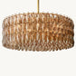CHIARA SMOKE GLASS ROUND CHANDELIER 47"