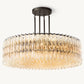 CHIARA CLEAR GLASS ROUND CHANDELIER 62"