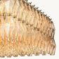 CHIARA CLEAR GLASS RECTANGULAR CHANDELIER 74"