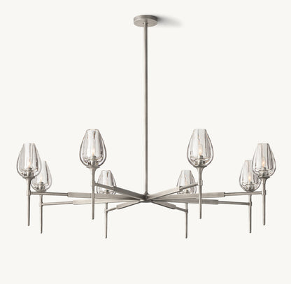 TULIP ROUND CHANDELIER 54"